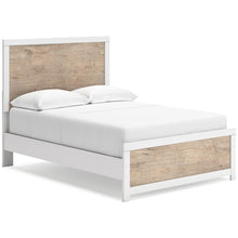 Load image into Gallery viewer, Charbitt Full Panel Bed with Mirrored Dresser and 2 Nightstands
