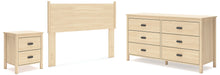 Load image into Gallery viewer, Cabinella Full Panel Headboard with Dresser and Nightstand
