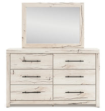 Load image into Gallery viewer, Lawroy Twin Panel Bed with Mirrored Dresser
