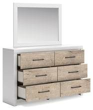 Load image into Gallery viewer, Charbitt Full Panel Bed with Mirrored Dresser and Chest
