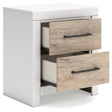 Load image into Gallery viewer, Charbitt Full Panel Bed with Mirrored Dresser and 2 Nightstands
