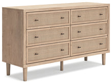 Load image into Gallery viewer, Cielden King Panel Headboard with Mirrored Dresser, Chest and 2 Nightstands
