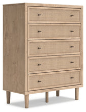 Load image into Gallery viewer, Cielden King Panel Headboard with Mirrored Dresser, Chest and 2 Nightstands
