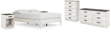 Load image into Gallery viewer, Shawburn Queen Platform Bed with Dresser, Chest and 2 Nightstands
