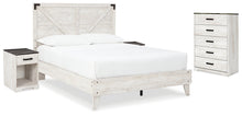 Load image into Gallery viewer, Shawburn Queen Platform Bed with Dresser and Chest
