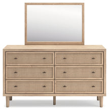 Load image into Gallery viewer, Cielden King Panel Headboard with Mirrored Dresser and Chest
