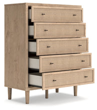 Load image into Gallery viewer, Cielden King Panel Bed with Mirrored Dresser, Chest and Nightstand
