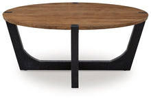 Load image into Gallery viewer, Hanneforth Coffee Table with 2 End Tables
