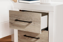 Load image into Gallery viewer, Charbitt Twin Panel Bed with Mirrored Dresser and 2 Nightstands
