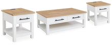 Load image into Gallery viewer, Ashbryn Coffee Table with 2 End Tables
