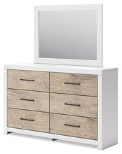 Load image into Gallery viewer, Charbitt Twin Panel Bed with Mirrored Dresser and Chest
