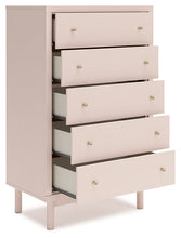 Load image into Gallery viewer, Wistenpine Full Upholstered Panel Headboard with Mirrored Dresser, Chest and Nightstand
