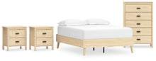 Load image into Gallery viewer, Cabinella Full Platform Bed with Dresser, Chest and 2 Nightstands
