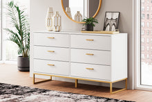 Load image into Gallery viewer, Socalle Twin Panel Platform Bed with Dresser, Chest and Nightstand
