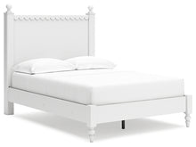 Load image into Gallery viewer, Mollviney Full Panel Bed with Mirrored Dresser, Chest and Nightstand
