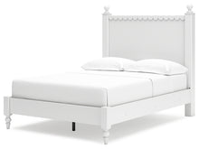 Load image into Gallery viewer, Mollviney Full Panel Bed with Mirrored Dresser, Chest and Nightstand
