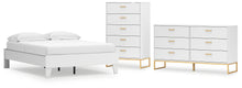 Load image into Gallery viewer, Socalle Full Platform Bed with Dresser and Chest
