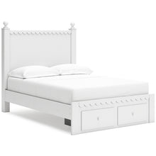 Load image into Gallery viewer, Mollviney Full Panel Storage Bed with Mirrored Dresser, Chest and Nightstand
