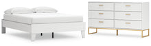 Load image into Gallery viewer, Socalle Full Platform Bed with Dresser
