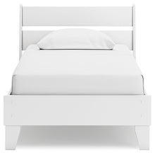 Load image into Gallery viewer, Socalle Twin Panel Platform Bed with Nightstand
