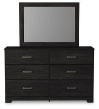 Load image into Gallery viewer, Belachime Twin Panel Bed with Mirrored Dresser and Chest
