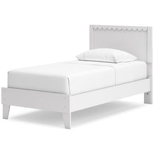 Load image into Gallery viewer, Hallityn Twin Panel Platform Bed with Dresser and Nightstand
