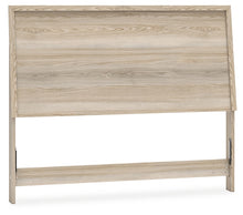 Load image into Gallery viewer, Hasbrick Queen Panel Headboard with Mirrored Dresser and Chest
