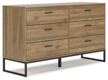 Load image into Gallery viewer, Deanlow Full Platform Panel Bed with Dresser, Chest and Nightstand
