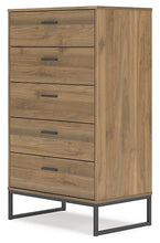 Load image into Gallery viewer, Deanlow Full Platform Panel Bed with Dresser, Chest and Nightstand
