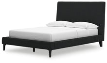 Load image into Gallery viewer, Cadmori Full Upholstered Bed with Mirrored Dresser, Chest and Nightstand
