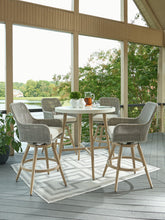 Load image into Gallery viewer, Seton Creek Outdoor Bar Table and 4 Barstools
