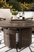 Load image into Gallery viewer, Paradise Trail Outdoor Fire Pit Table and 4 Chairs
