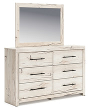 Load image into Gallery viewer, Lawroy King Panel Storage Bed with Mirrored Dresser and Nightstand
