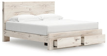 Load image into Gallery viewer, Lawroy King Panel Storage Bed with Mirrored Dresser and Nightstand
