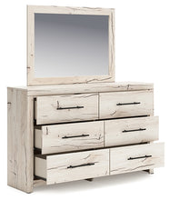 Load image into Gallery viewer, Lawroy King Panel Storage Bed with Mirrored Dresser and Nightstand
