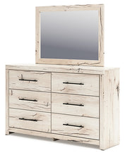 Load image into Gallery viewer, Lawroy King Panel Storage Bed with Mirrored Dresser and Nightstand
