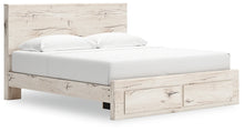 Load image into Gallery viewer, Lawroy King Panel Storage Bed with Mirrored Dresser and Nightstand
