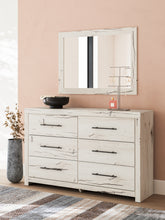 Load image into Gallery viewer, Lawroy King Panel Bed with Mirrored Dresser and Nightstand
