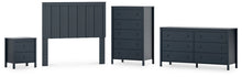 Load image into Gallery viewer, Simmenfort Full Panel Headboard with Dresser, Chest and Nightstand
