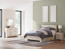 Load image into Gallery viewer, Lawroy Queen Panel Bed with Mirrored Dresser and Nightstand
