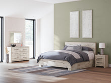 Load image into Gallery viewer, Lawroy King Panel Bed with Mirrored Dresser and Nightstand
