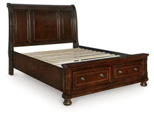 Load image into Gallery viewer, Porter Queen Sleigh Storage Bed
