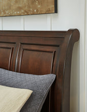 Load image into Gallery viewer, Porter Queen Sleigh Storage Bed
