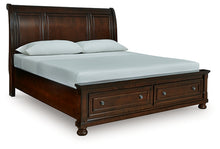 Load image into Gallery viewer, Porter California King Sleigh Storage Bed
