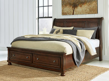 Load image into Gallery viewer, Porter King Sleigh Storage Bed
