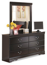 Load image into Gallery viewer, Huey Vineyard Queen Sleigh Headboard with Mirrored Dresser, Chest and Nightstand
