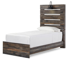 Load image into Gallery viewer, Drystan Twin Panel Bed with Mirrored Dresser, Chest and Nightstand
