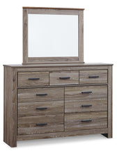 Load image into Gallery viewer, Zelen Full Panel Bed with Mirrored Dresser and 2 Nightstands
