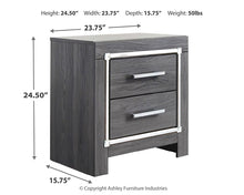 Load image into Gallery viewer, Lodanna Full Upholstered Panel Headboard with Mirrored Dresser, Chest and 2 Nightstands
