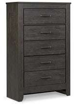 Load image into Gallery viewer, Brinxton Full Panel Bed with Mirrored Dresser and Chest
